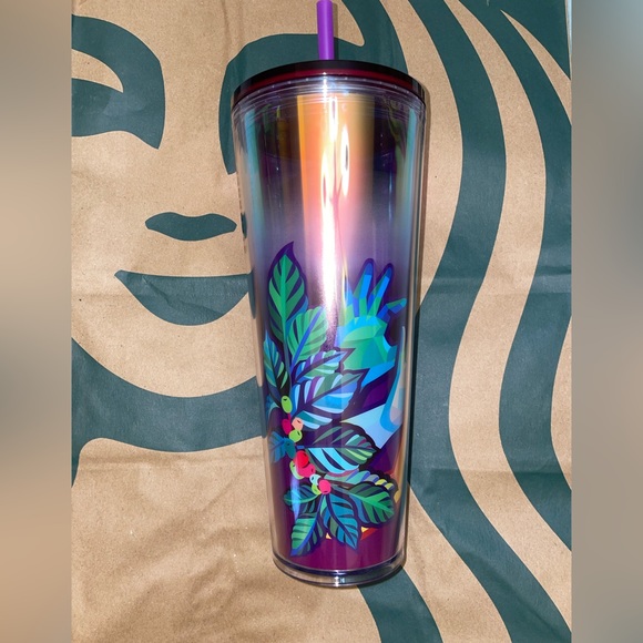 ‼️RARE‼️ Starbucks ASL American Sign Language 24oz cold Cup 🤟 - Picture 3 of 5